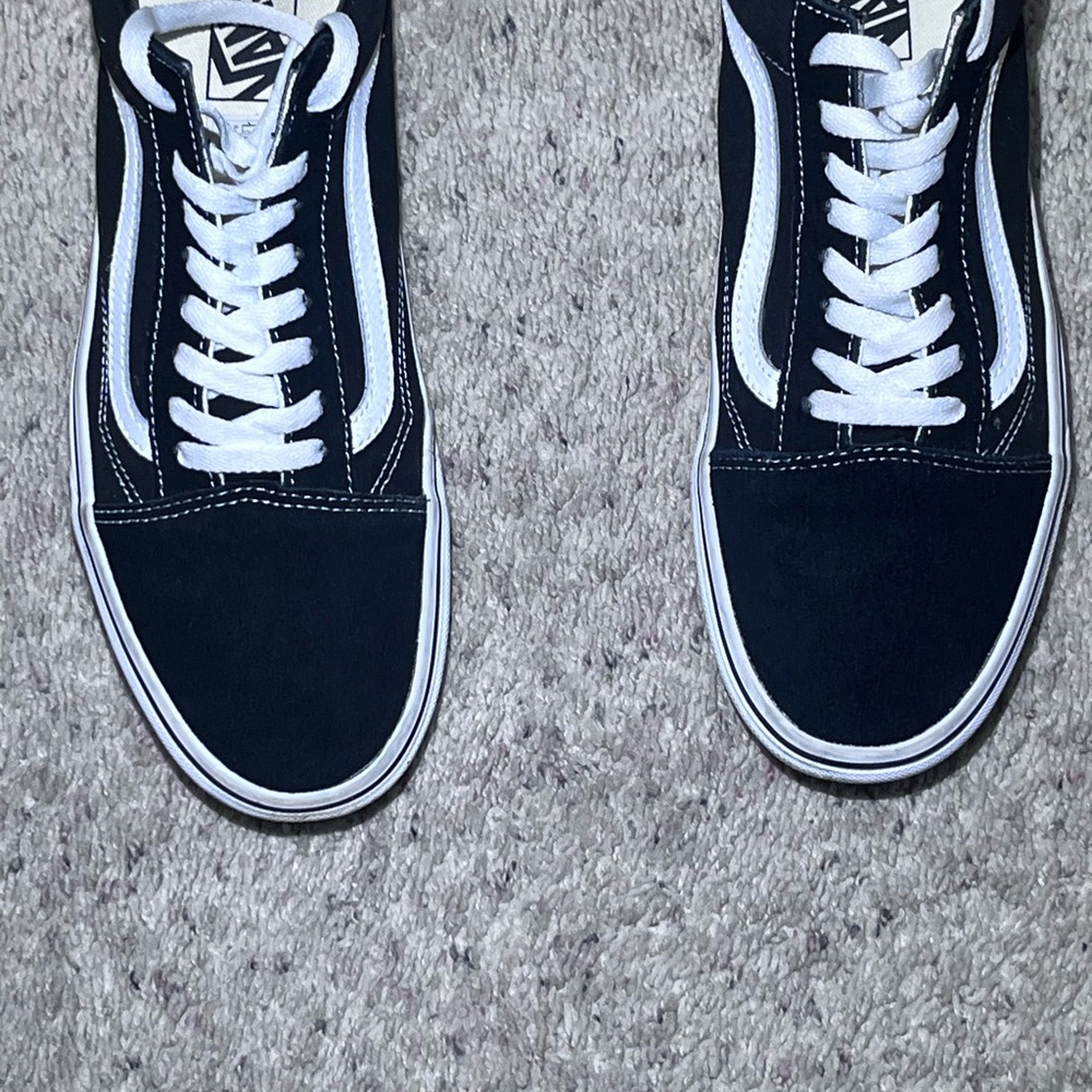 Vans Black and White Old Skool Sneakers